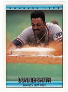 Lonnie Smith - Atlanta Braves (MLB Baseball Card) 1992 Donruss # 517 Mint