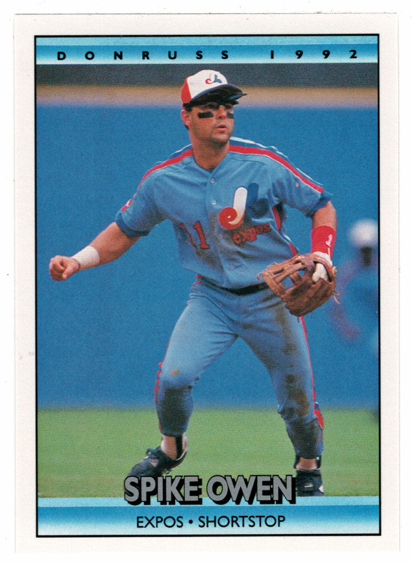 Spike Owen - Montreal Expos (MLB Baseball Card) 1992 Donruss # 518 Mint