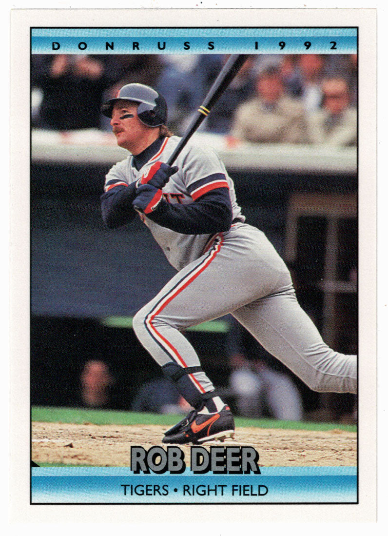 Rob Deer - Detroit Tigers (MLB Baseball Card) 1992 Donruss # 532 Mint