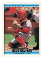 Rich Gedman - St. Louis Cardinals (MLB Baseball Card) 1992 Donruss # 553 Mint