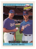 Nolan Ryan - Goose Gossage - Texas Rangers - Highlights (MLB Baseball Card) 1992 Donruss # 555 Mint