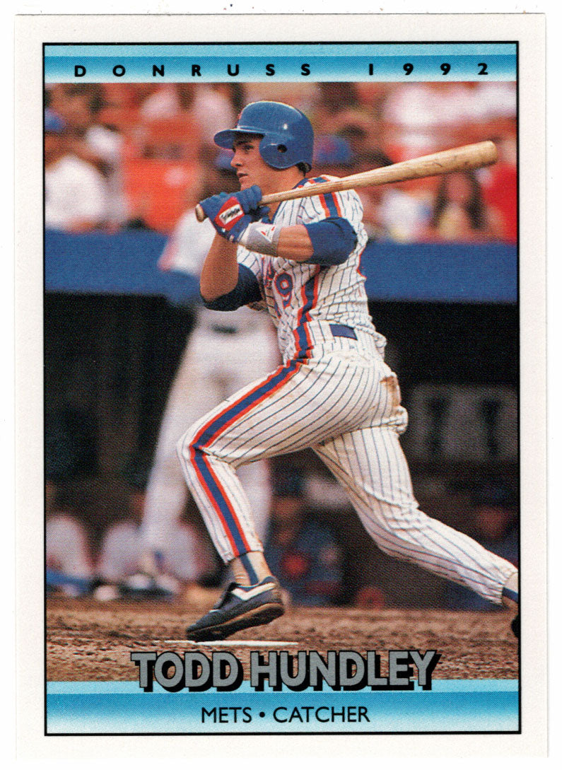 Todd Hundley - New York Mets (MLB Baseball Card) 1992 Donruss # 568 Mint