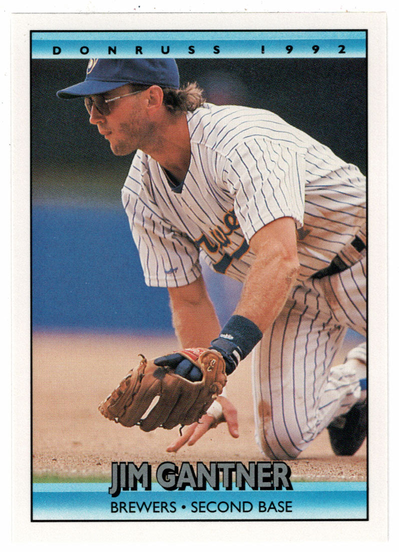 Jim Gantner - Milwaukee Brewers (MLB Baseball Card) 1992 Donruss # 574 Mint