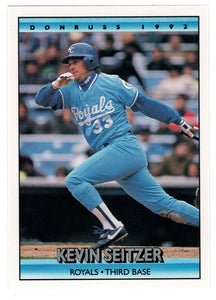 Kevin Seitzer - Kansas City Royals (MLB Baseball Card) 1992 Donruss # 577 Mint