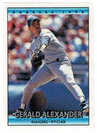 Gerald Alexander - Texas Rangers (MLB Baseball Card) 1992 Donruss # 578 Mint