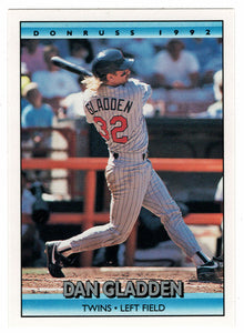 Dan Gladden - Minnesota Twins (MLB Baseball Card) 1992 Donruss # 585 Mint