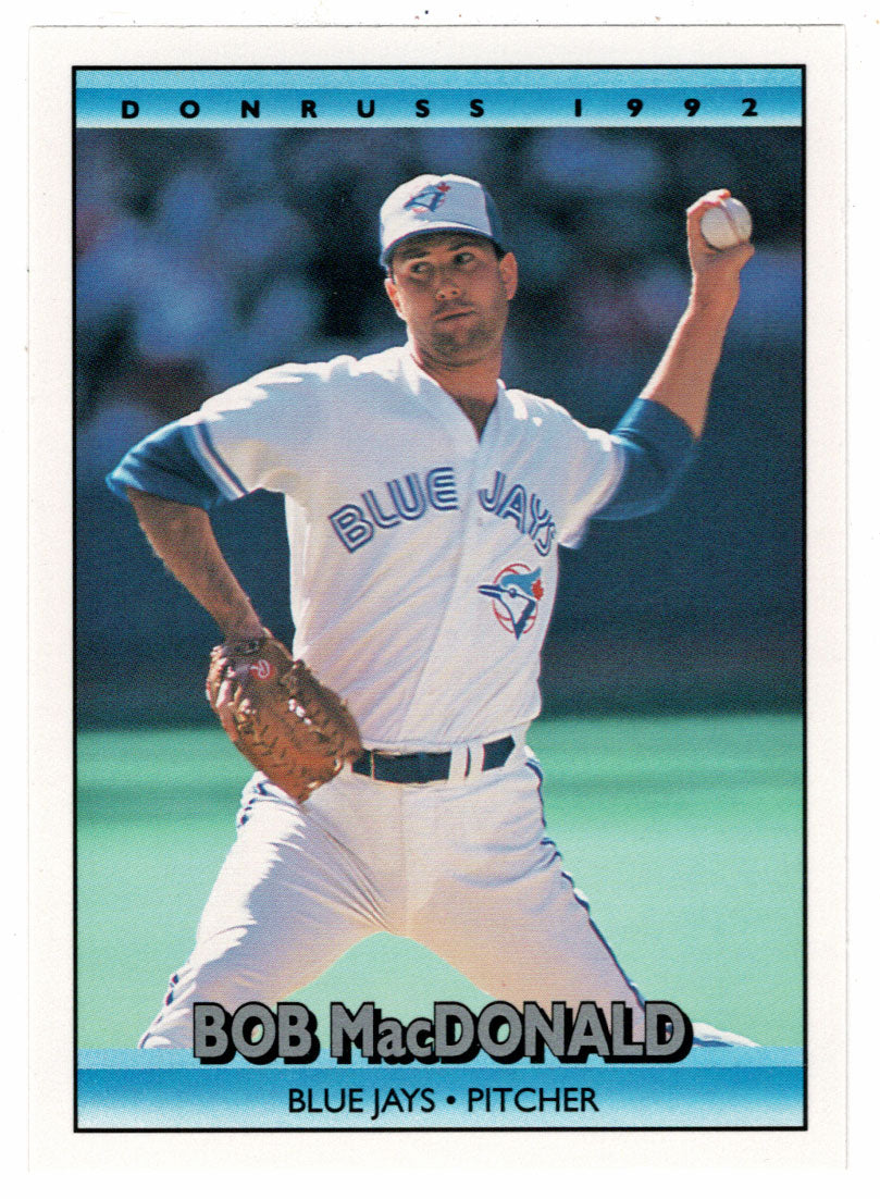 Bob MacDonald - Toronto Blue Jays (MLB Baseball Card) 1992 Donruss # 588 Mint