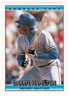 Darryl Hamilton - Milwaukee Brewers (MLB Baseball Card) 1992 Donruss # 593 Mint