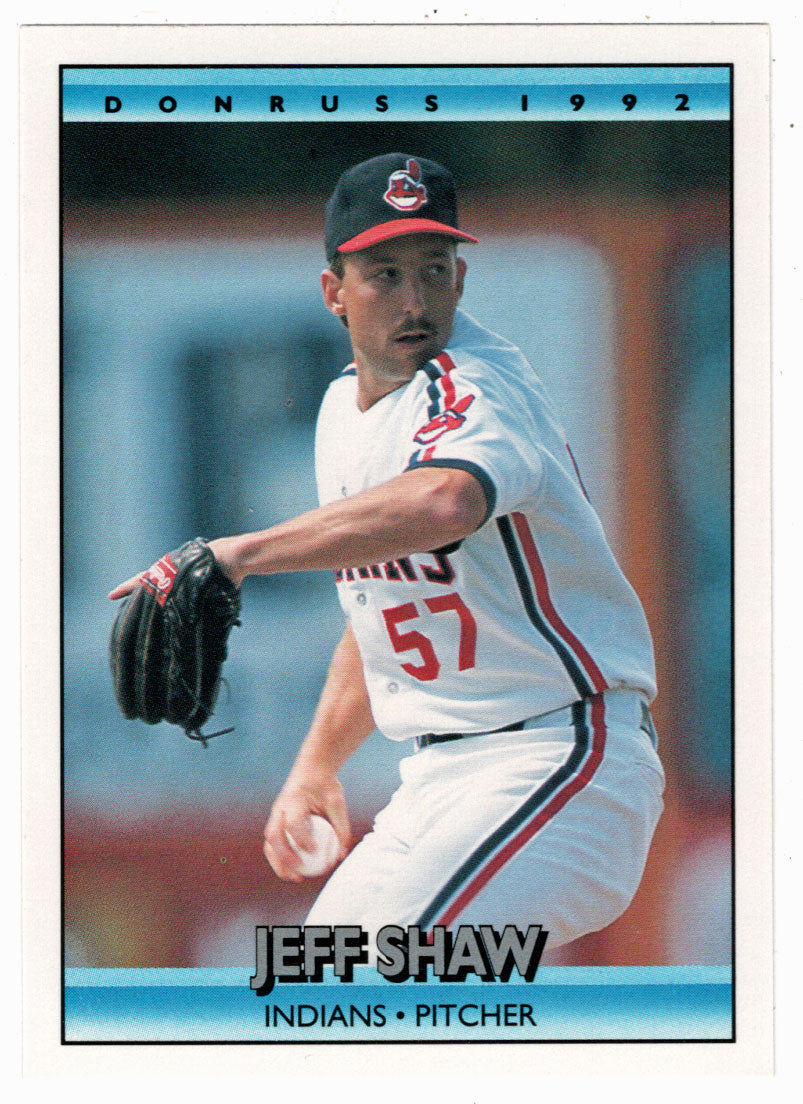 Jeff Shaw - Cleveland Indians (MLB Baseball Card) 1992 Donruss # 595 Mint