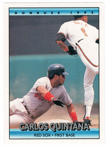 Carlos Quintana - Boston Red Sox (MLB Baseball Card) 1992 Donruss # 609 Mint