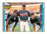 Alejandro Pena - Kent Mercker - Mark Wohlers - Atlanta Braves - Highlights (MLB Baseball Card) 1992 Donruss # 616 Mint