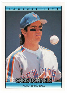 Chris Donnels - New York Mets (MLB Baseball Card) 1992 Donruss # 619 Mint