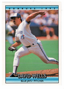 David Wells - Toronto Blue Jays (MLB Baseball Card) 1992 Donruss # 620 Mint