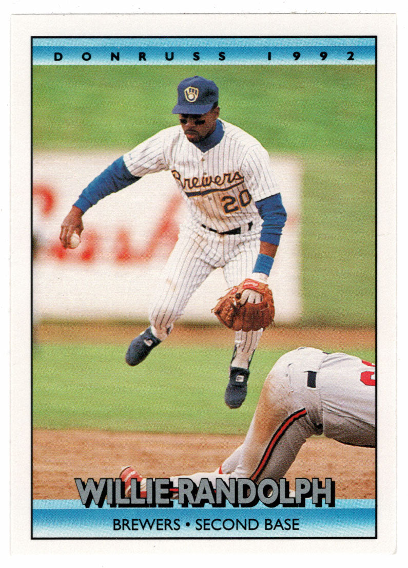 Willie Randolph - Milwaukee Brewers (MLB Baseball Card) 1992 Donruss # 625 Mint