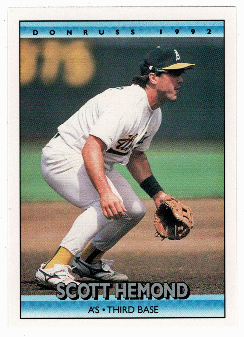 Scott Hemond - Oakland Athletics (MLB Baseball Card) 1992 Donruss # 637 Mint