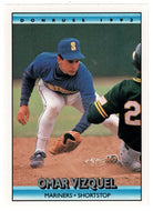 Omar Vizquel - Seattle Mariners (MLB Baseball Card) 1992 Donruss # 641 Mint