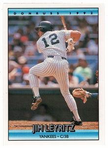 Jim Leyritz - New York Yankees (MLB Baseball Card) 1992 Donruss # 649 Mint