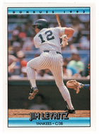 Jim Leyritz - New York Yankees (MLB Baseball Card) 1992 Donruss # 649 Mint