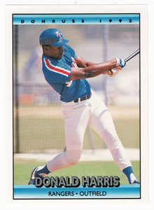 Donald Harris - Texas Rangers (MLB Baseball Card) 1992 Donruss # 652 Mint