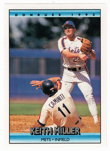 Keith Miller - New York Mets (MLB Baseball Card) 1992 Donruss # 657 Mint