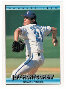 Jeff Montgomery - Kansas City Royals (MLB Baseball Card) 1992 Donruss # 666 Mint