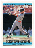 Scott Livingstone - Detroit Tigers (MLB Baseball Card) 1992 Donruss # 675 Mint