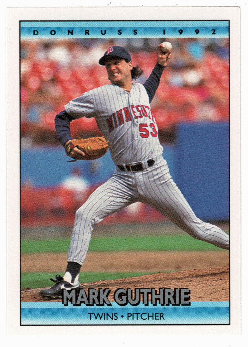 Mark Guthrie - Minnesota Twins (MLB Baseball Card) 1992 Donruss # 691 Mint