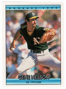 Gene Nelson - Oakland Athletics (MLB Baseball Card) 1992 Donruss # 696 Mint