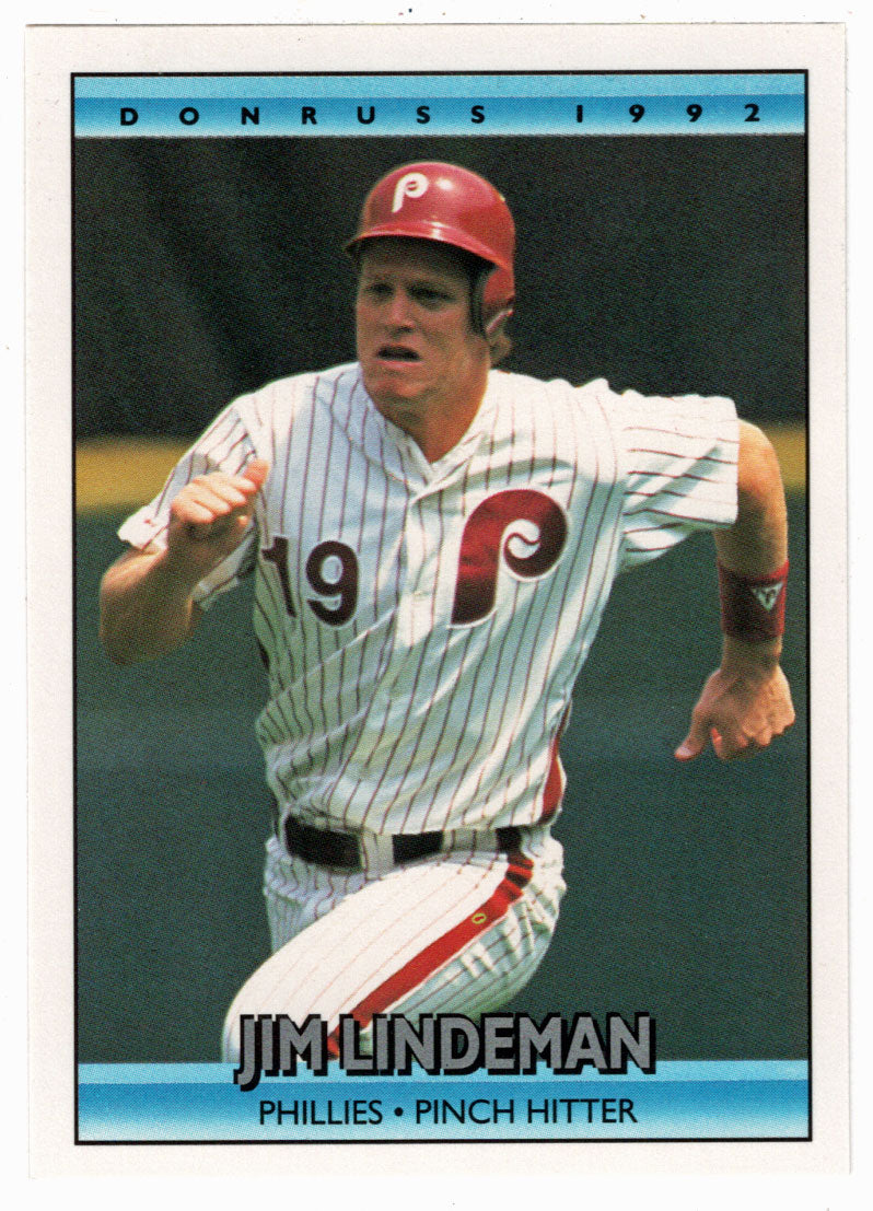 Jim Lindeman - Philadelphia Phillies (MLB Baseball Card) 1992 Donruss # 701 Mint
