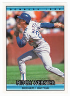 Mitch Webster - Los Angeles Dodgers (MLB Baseball Card) 1992 Donruss # 714 Mint