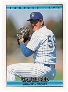 Cal Eldred - Milwaukee Brewers (MLB Baseball Card) 1992 Donruss # 718 Mint