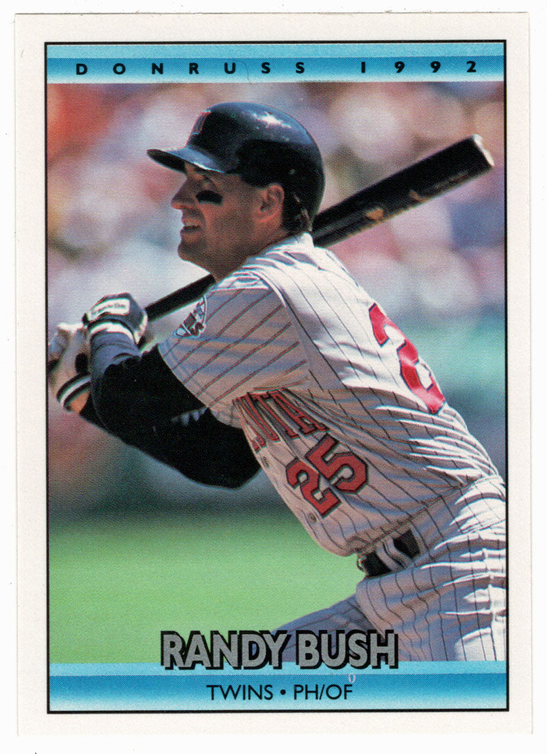 Randy Bush - Minnesota Twins (MLB Baseball Card) 1992 Donruss # 728 Mint