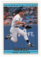 Steve Sax - New York Yankees (MLB Baseball Card) 1992 Donruss # 729 Mint
