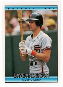 Dave Anderson - San Francisco Giants (MLB Baseball Card) 1992 Donruss # 759 Mint