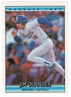 Jim Olander - Milwaukee Brewers (MLB Baseball Card) 1992 Donruss # 766 Mint