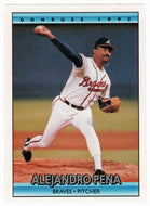 Alejandro Pena - Atlanta Braves (MLB Baseball Card) 1992 Donruss # 772 Mint