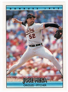 Jose Mesa - Baltimore Orioles (MLB Baseball Card) 1992 Donruss # 773 Mint
