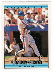 Charlie O'Brien - New York Mets (MLB Baseball Card) 1992 Donruss # 777 Mint