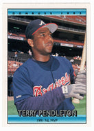 Terry Pendleton - Atlanta Braves - Bonus MVP (MLB Baseball Card) 1992 Donruss # BC2 Mint