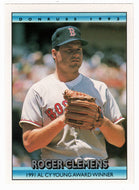 Roger Clemens - Boston Red Sox - Bonus Award Winners (MLB Baseball Card) 1992 Donruss # BC3 Mint
