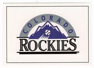 Colorado Rockies - First Year - Bonus Team Logo (MLB Baseball Card) 1992 Donruss # BC7 Mint