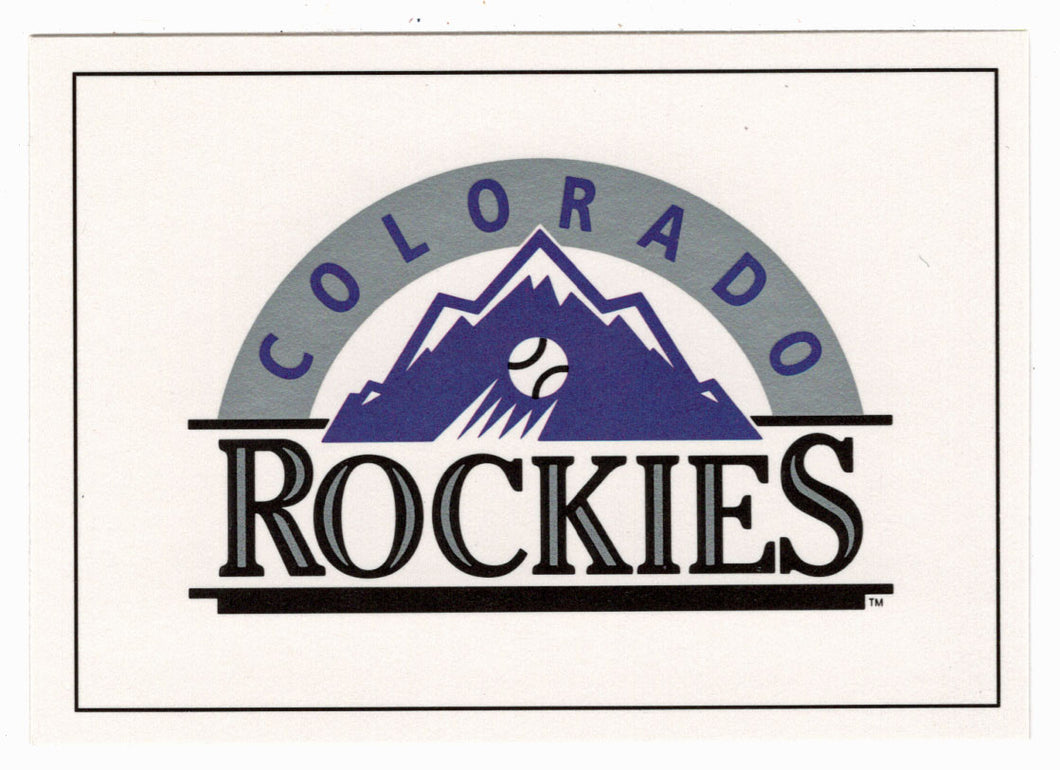 Colorado Rockies - First Year - Bonus Team Logo (MLB Baseball Card) 1992 Donruss # BC7 Mint