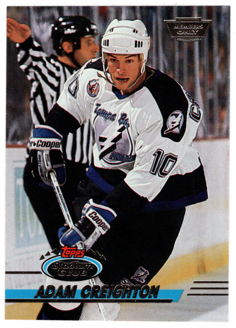 Adam Creighton - Tampa Bay Lightning (NHL Hockey Card) 1993-94 Topps Stadium Club # 5 Mint