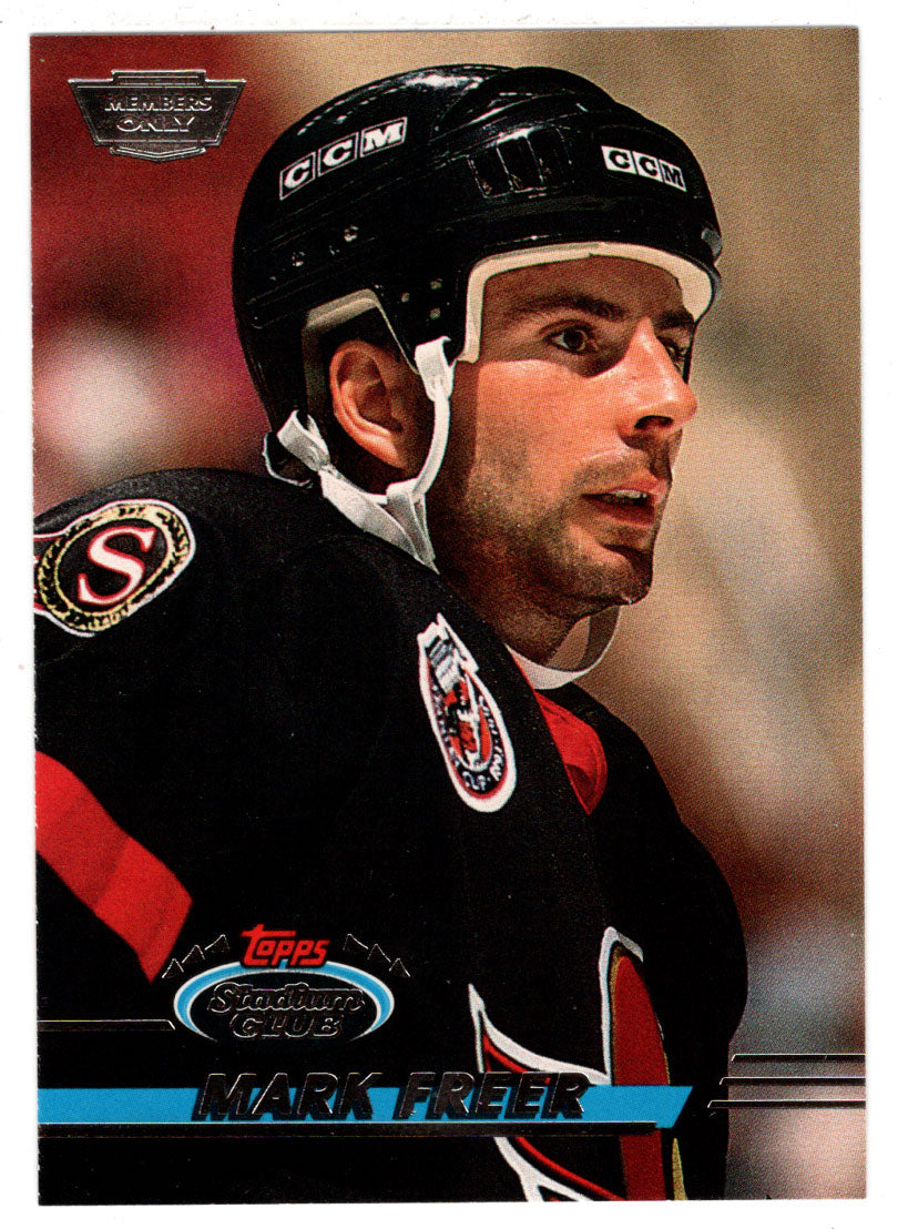 Mark Freer - Ottawa Senators (NHL Hockey Card) 1993-94 Topps Stadium Club # 29 Mint