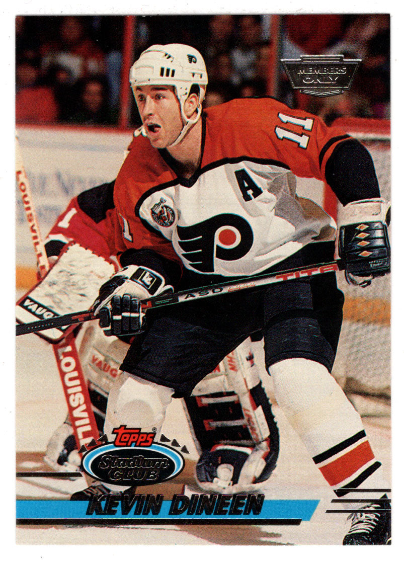 Kevin Dineen - Philadelphia Flyers (NHL Hockey Card) 1993-94 Topps Stadium Club # 43 Mint