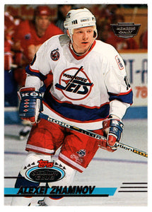 Alexei Zhamnov - Winnipeg Jets (NHL Hockey Card) 1993-94 Topps Stadium Club # 56 Mint