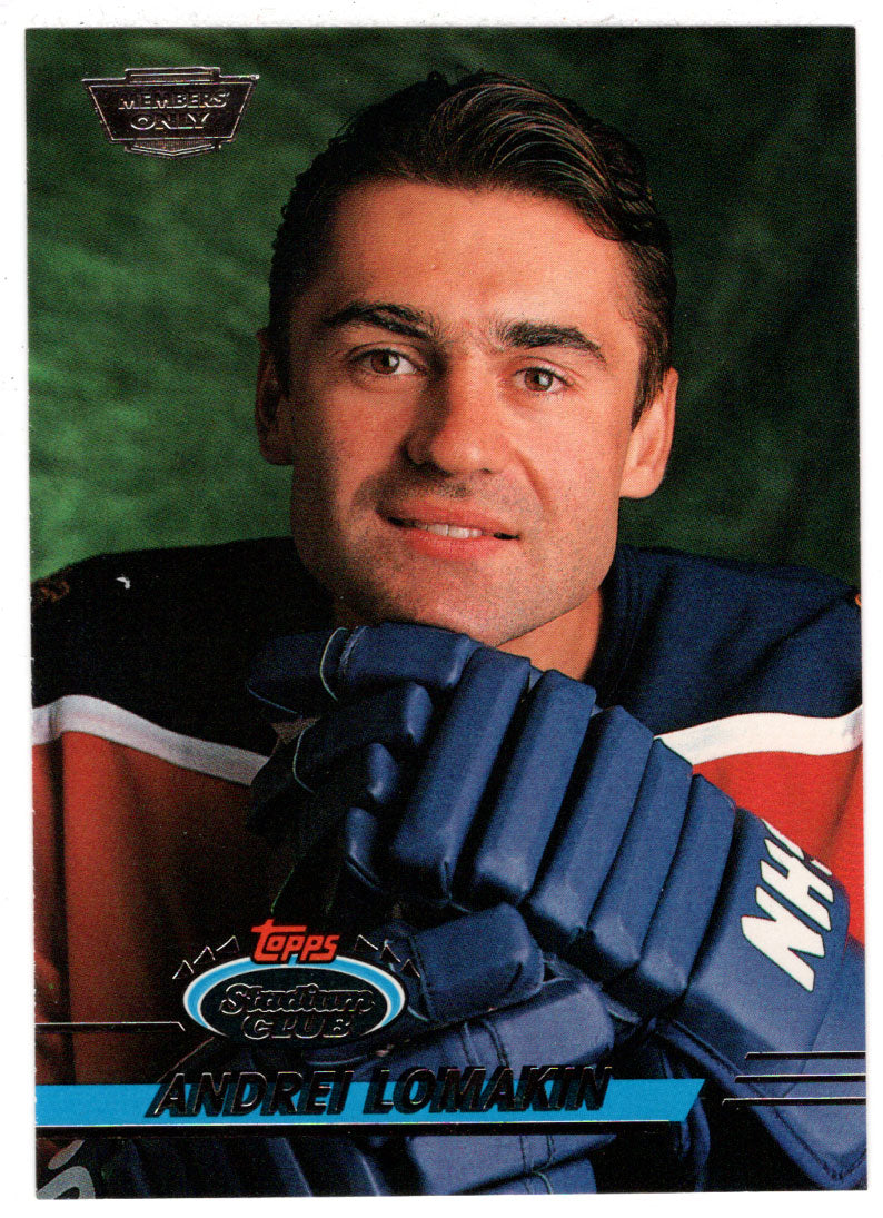 Andrei Lomakin - Florida Panthers (NHL Hockey Card) 1993-94 Topps Stadium Club # 57 Mint