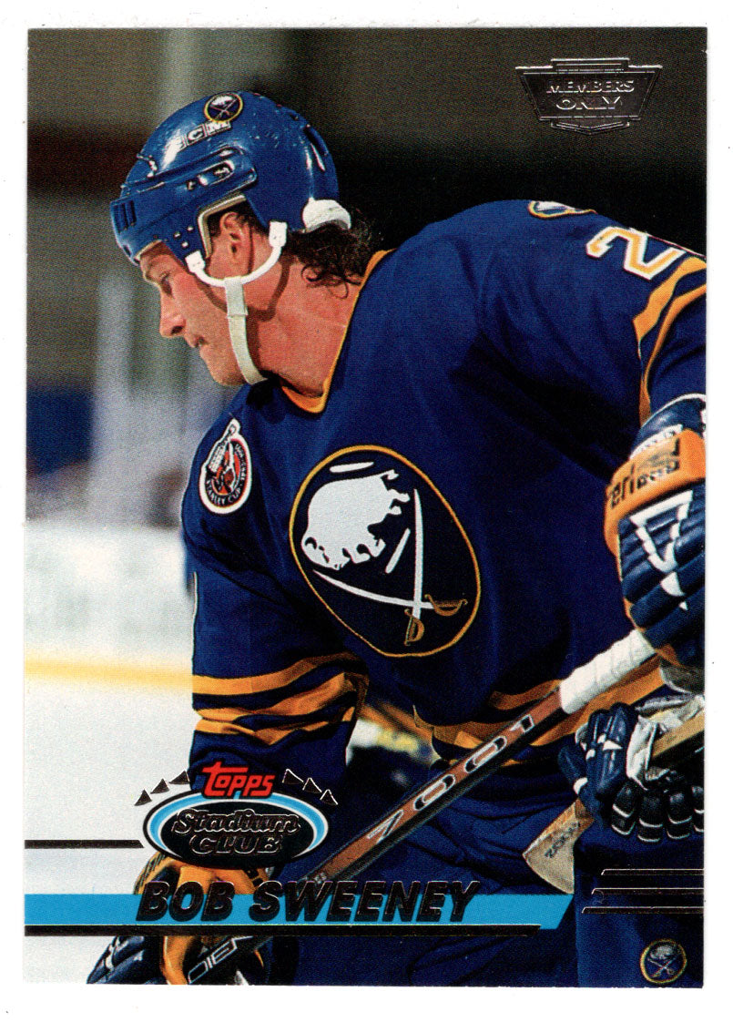 Bob Sweeney - Buffalo Sabres (NHL Hockey Card) 1993-94 Topps Stadium Club # 63 Mint