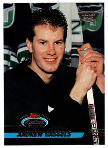 Andrew Cassels - Hartford Whalers (NHL Hockey Card) 1993-94 Topps Stadium Club # 74 Mint