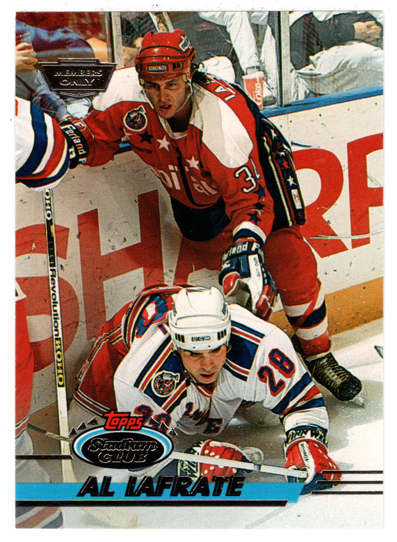 Al Iafrate - Washington Capitals (NHL Hockey Card) 1993-94 Topps Stadium Club # 80 Mint